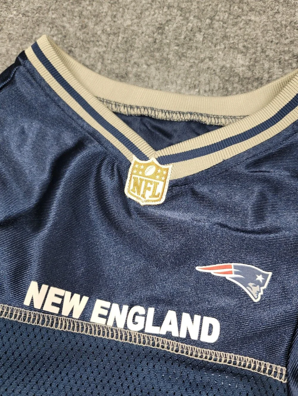 NFL New England Patriots Dog Pet Premium Jersey Mesh Size XXL